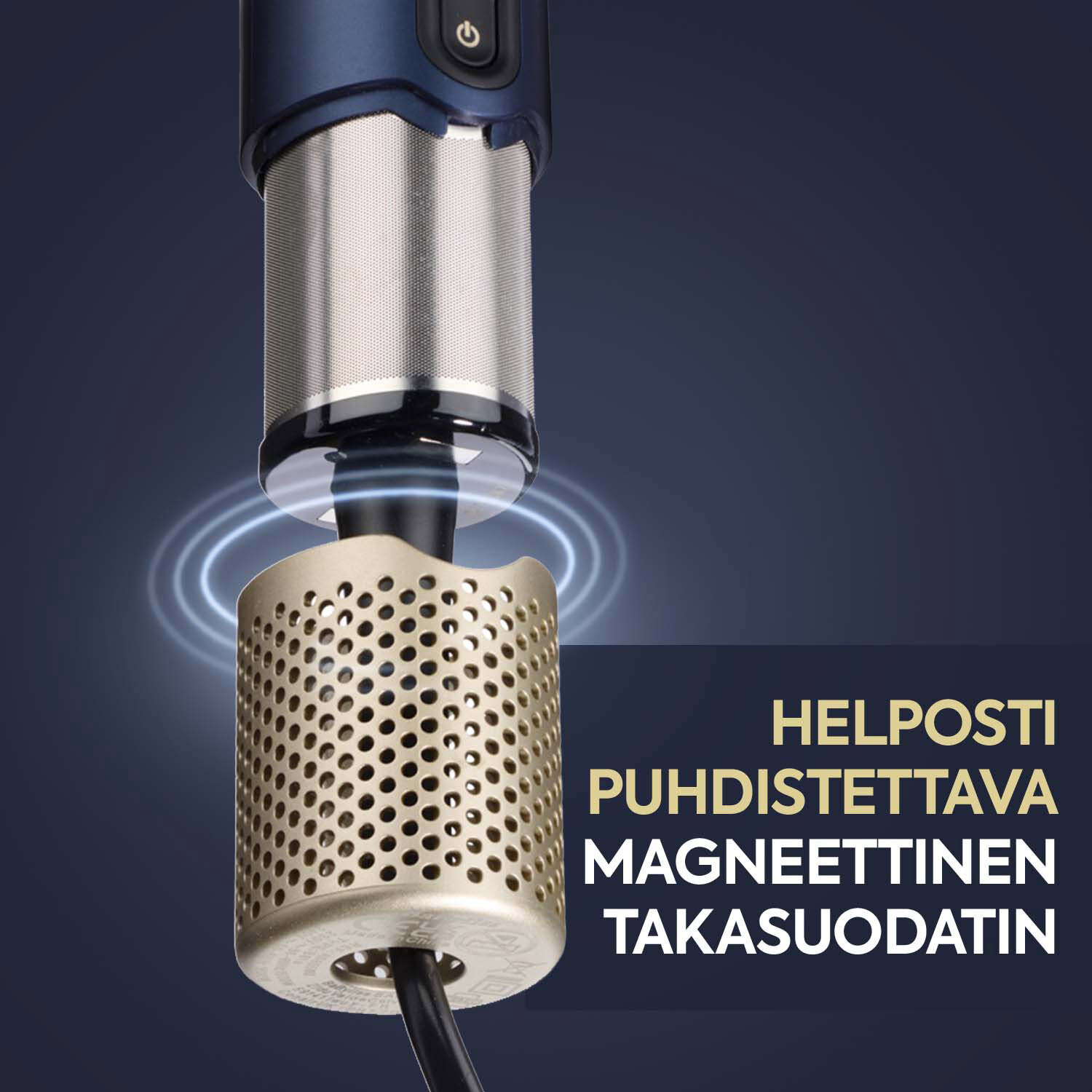 Magneettinen takasuodatin Helposti puhdistettava